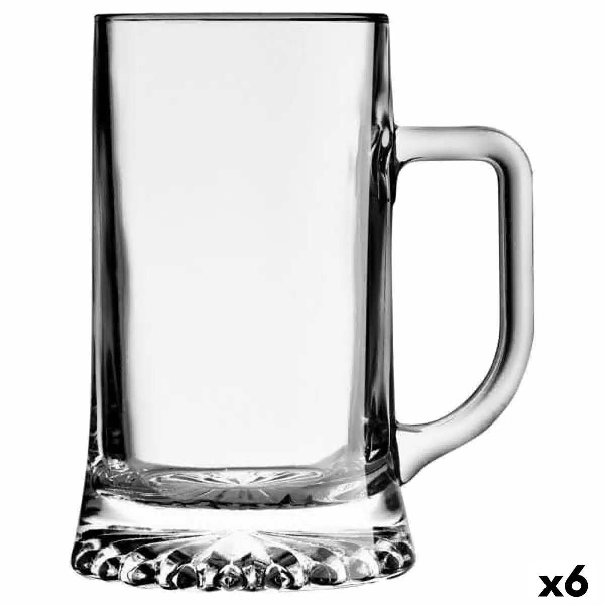 Boccale di Birra Crisal Maxim 500 ml 12 x 8 x 15,5 cm (6 Unità)