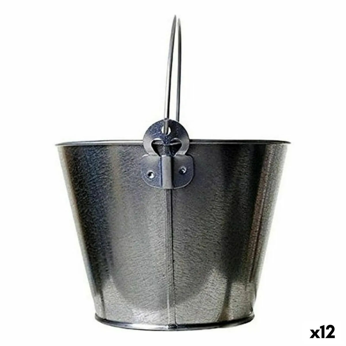 Secchiello per il ghiaccio   ø 26,6 x 20 cm Metallo 6 L 0,5 mm (12 Unità)