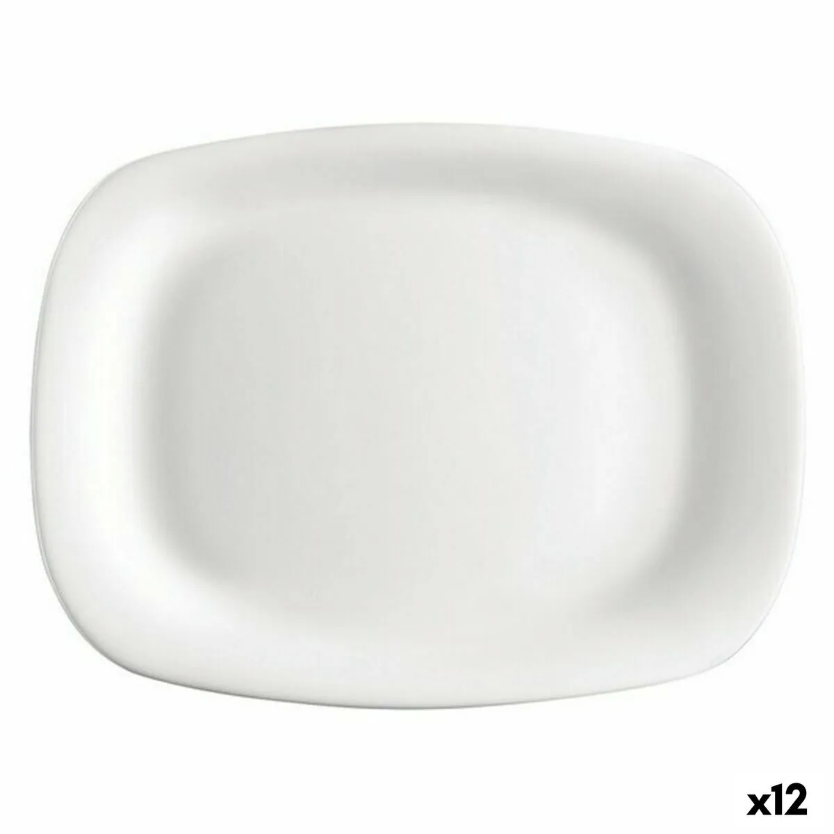 Piatto Bormioli Parma Rettangolare (12 Unità) (24 x 34 cm)