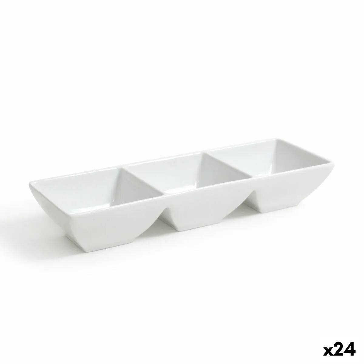 Vassoio per aperitivi Jimena 27 x 9,3 x 4,7 cm (24 Unità)