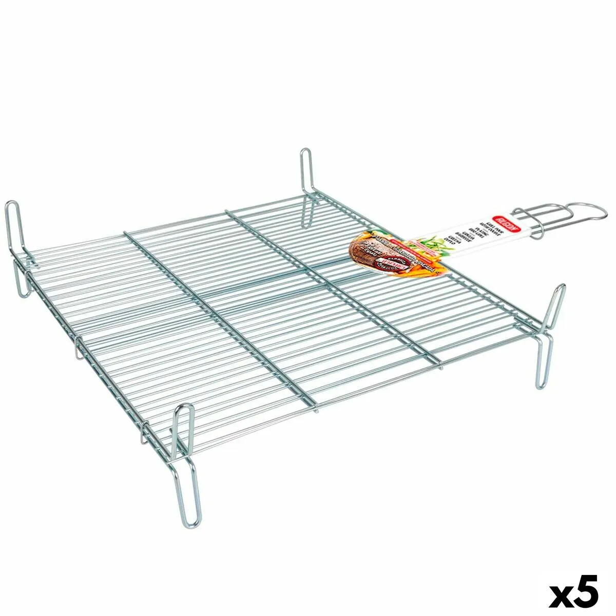 Grill Algon   Doppia Zincato 45 x 50 cm (5 Unità)