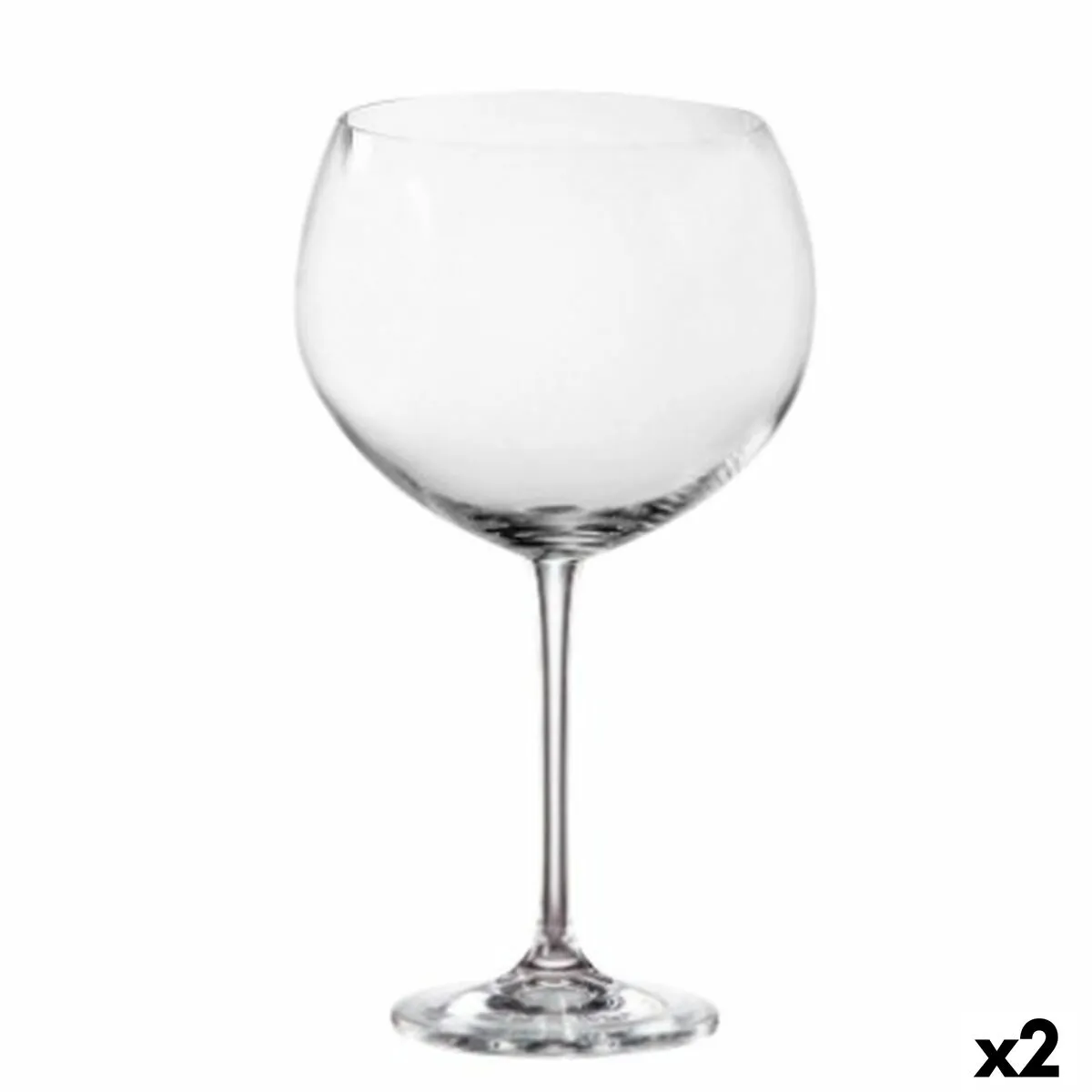 Set di Bicchieri da Gin Tonic Bohemia Crystal Enebro 850 ml 4 Pezzi (2 Unità) (4 Unità)