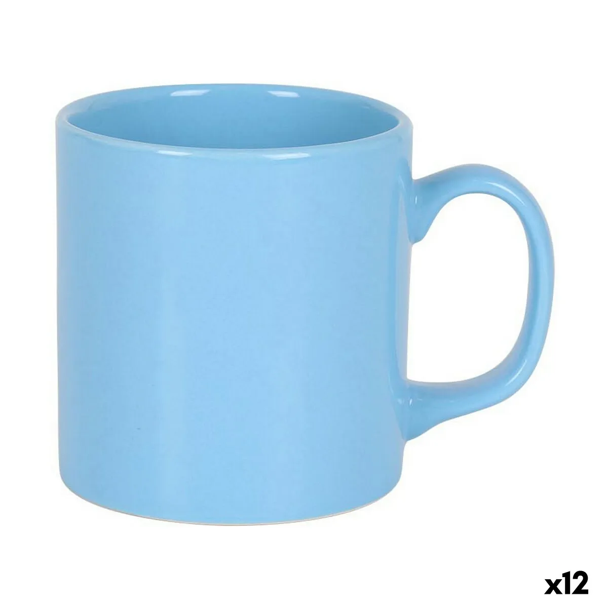 Tazza Azzurro 300 ml Ceramica (12 Unità)