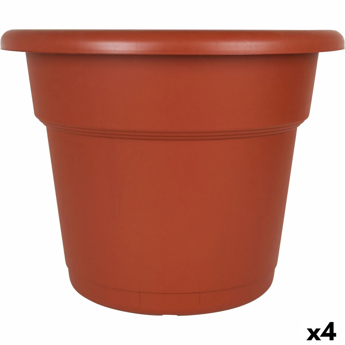 Vaso Dem Greentime Plastica Marrone Ø 55 cm (4 Unità)