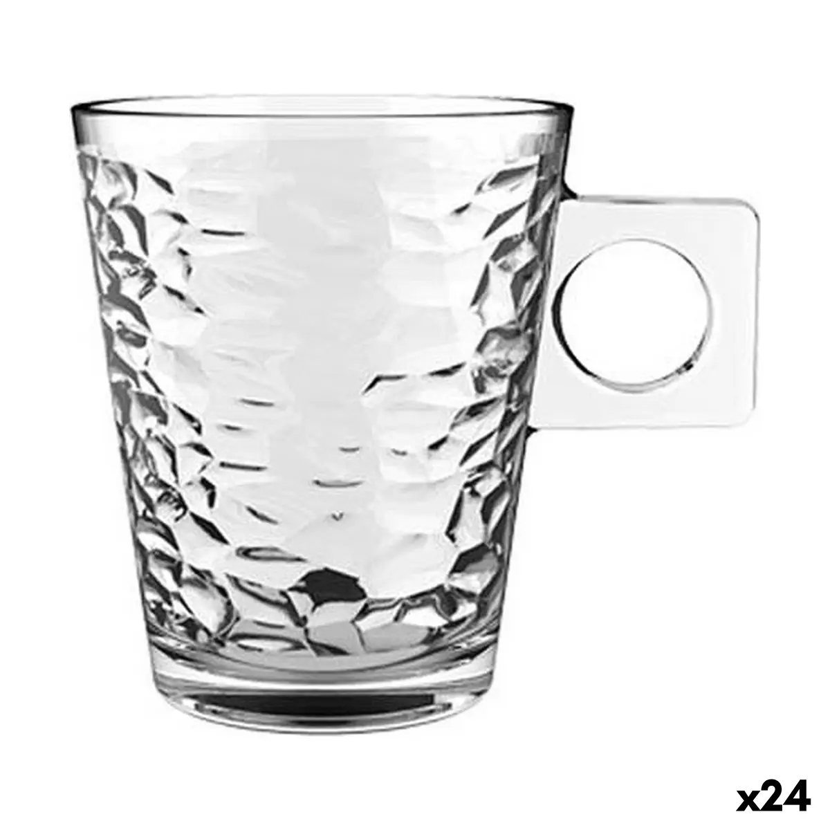 Set di Tazze da Caffè Lima abstracto 80 ml (3 Pezzi) (24 Unità)