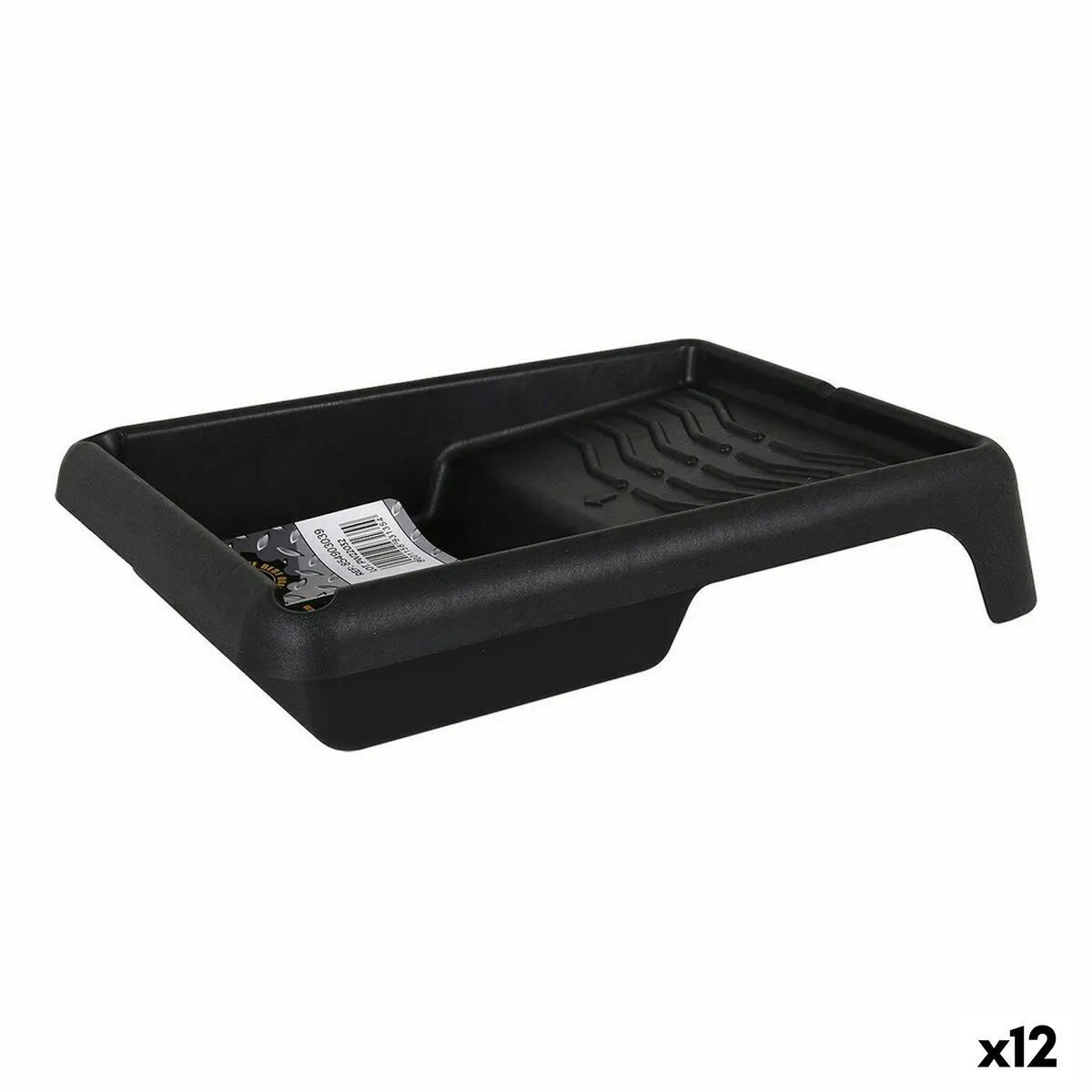 Vassoio per la Vernice Dem Brico Nero 38,5 x 28,5 x 7,5 cm (12 Unità)