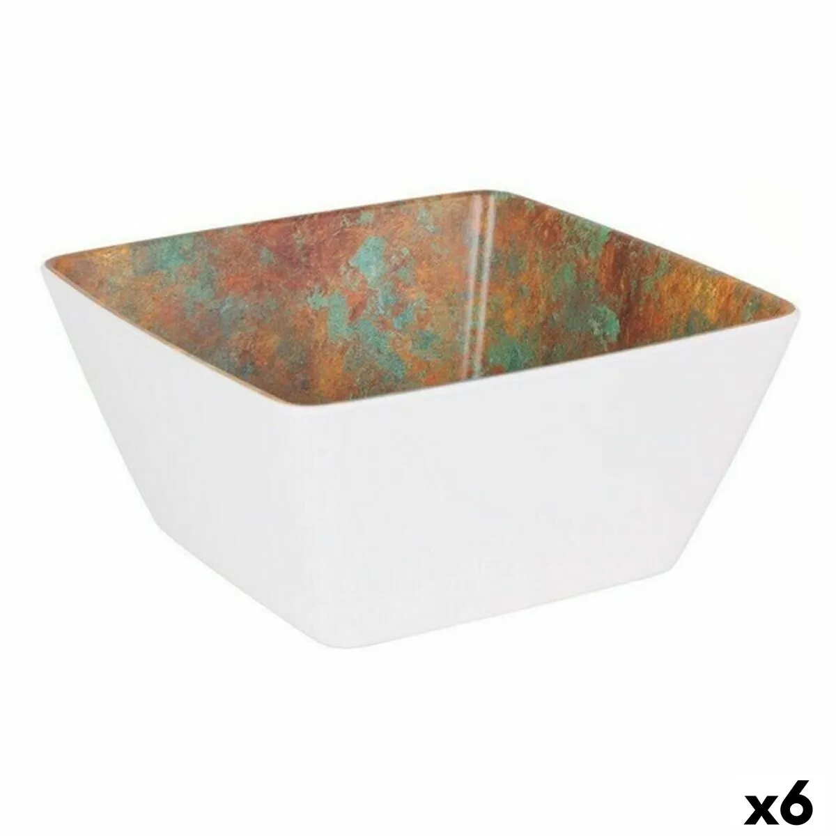 Insalatiera Viejo Valle Goji Melammina Bianco 19 x 19 x 9 cm (6 Unità)