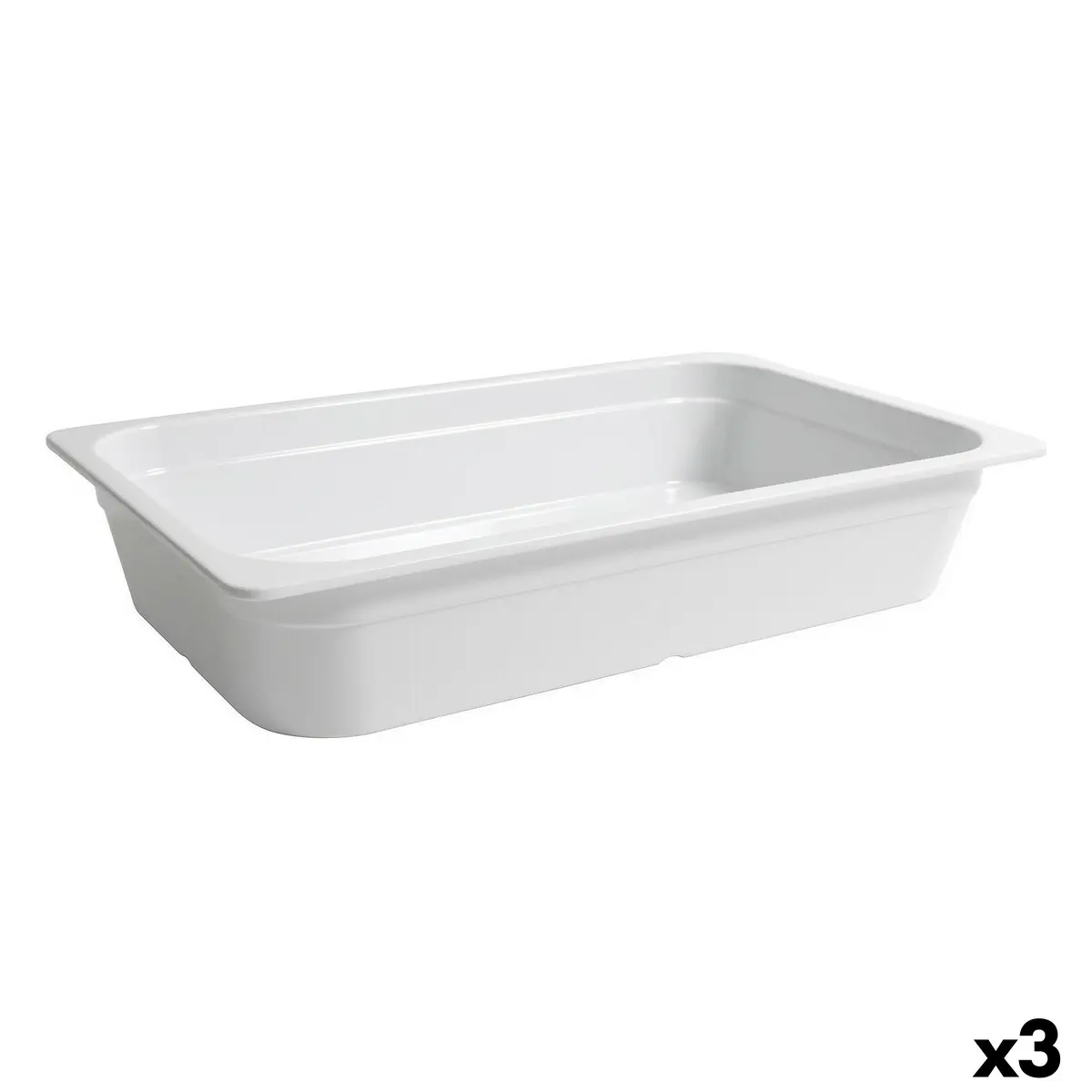 Teglia da Cucina Inde 53 x 32,5 x 10 cm (3 Unità)