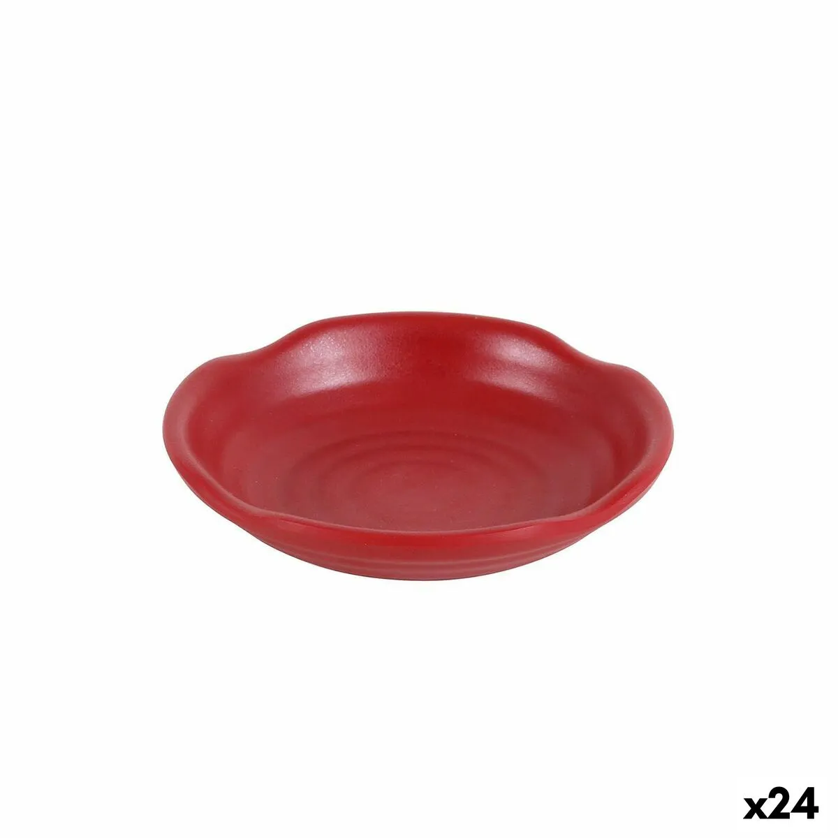 Vassoio per aperitivi Viejo Valle Troya Rosso ø 13 x 2,5 cm (24 Unità)