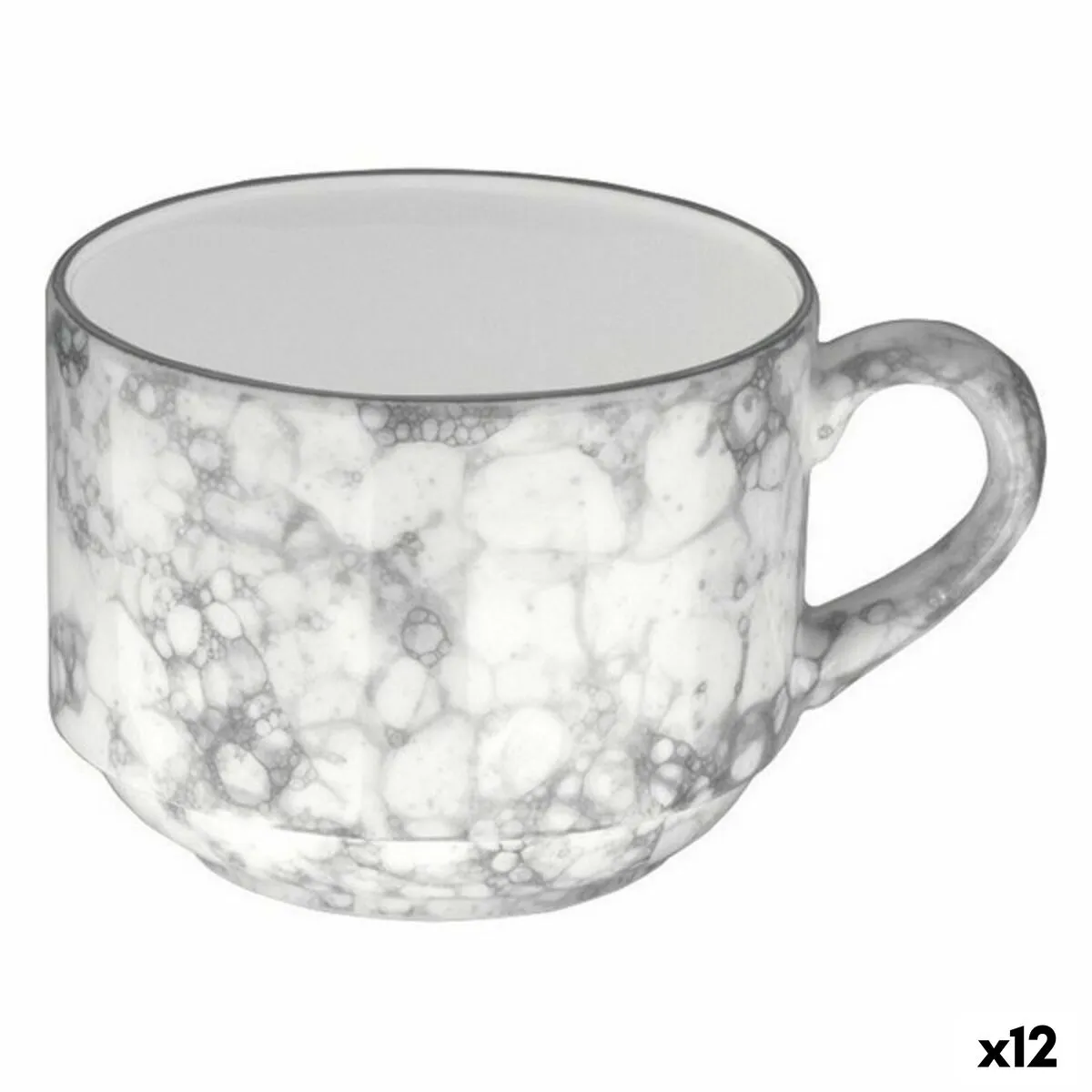 Tazza Viejo Valle Rocks Porcellana 180 ml Nero (12 Unità)