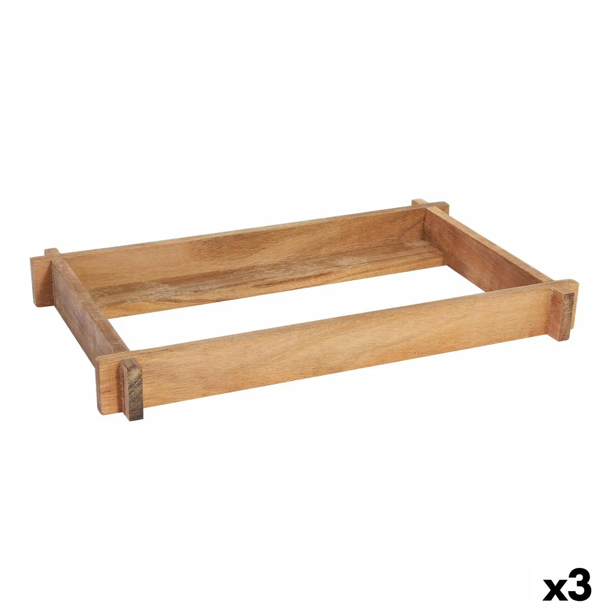 Supporto Viejo Valle Acacia 32,5 x 17,5 x 4 cm (3 Unità)