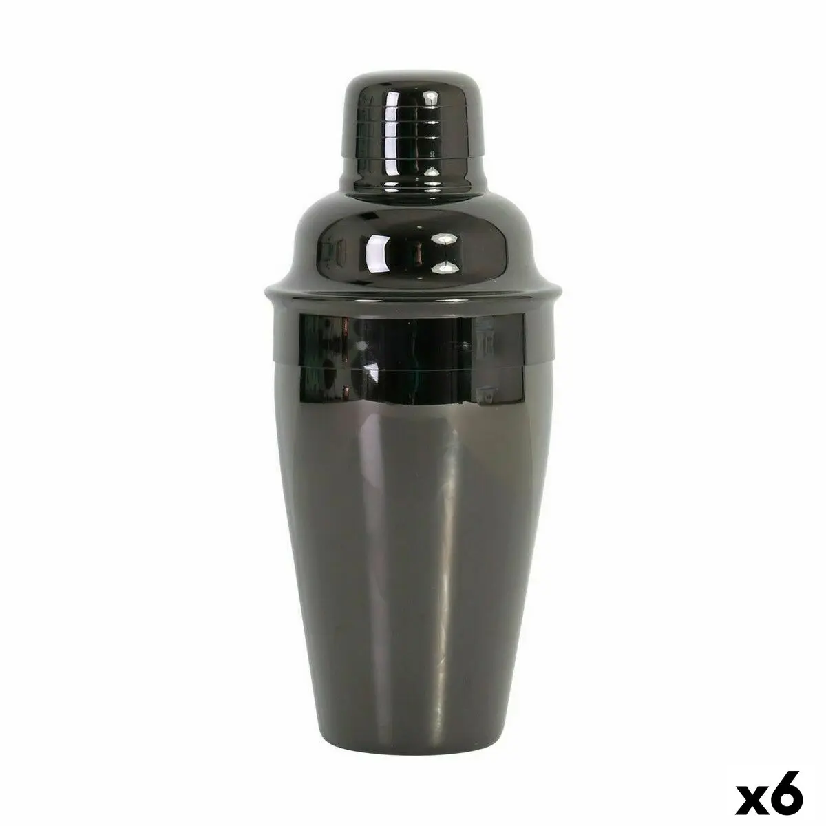 Shaker per cocktail Nero 300 ml 7,5 x 17,5 cm (6 Unità)