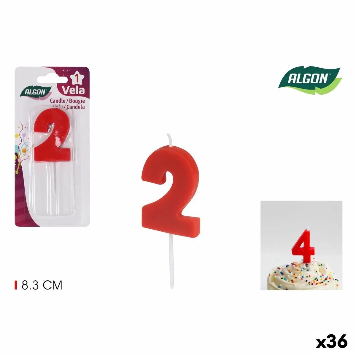 Set di Candele Algon (36 Unità)