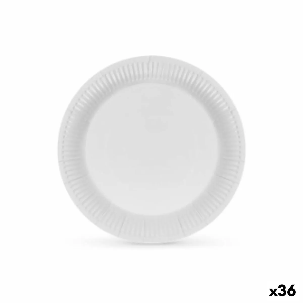 Set di piatti Algon Cartone Monouso Bianco (36 Unità)