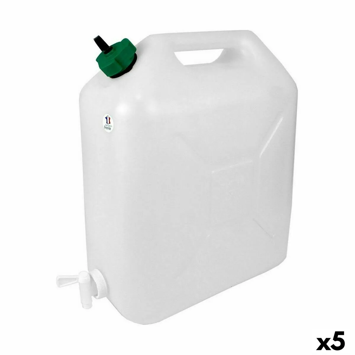 Caraffa EDA Rubinetto Extra forte 20 L 36 x 17 x 44 cm (5 Unità)