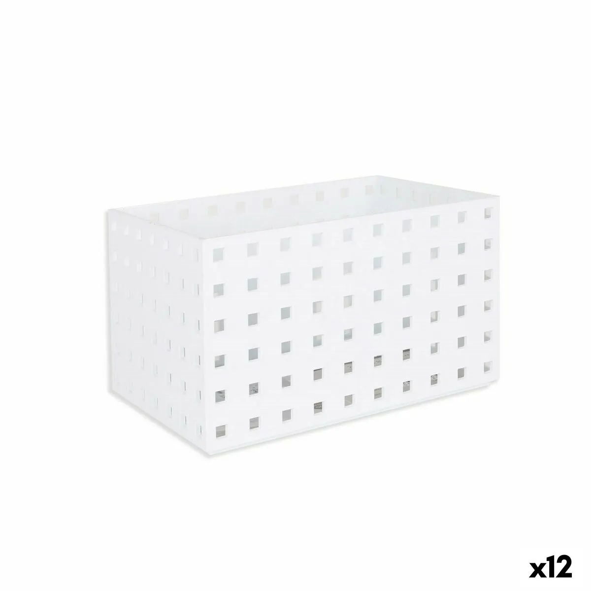 Contenitori per Cassetti Confortime Bianco 20,7 x 13,8 x 12,2 cm (12 Unità)