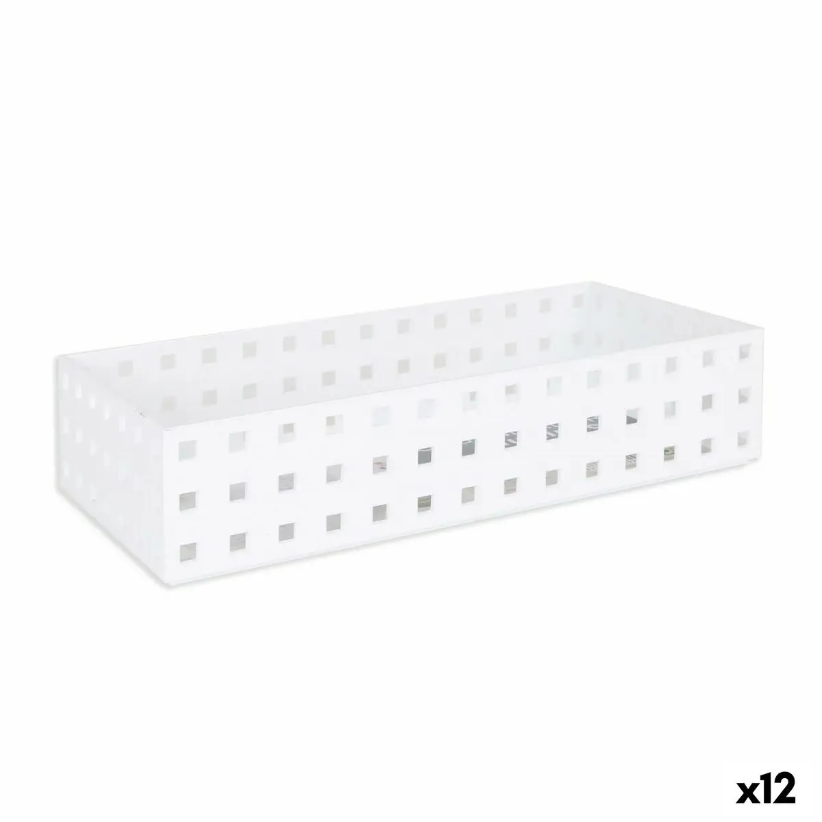 Contenitori per Cassetti Confortime Bianco 27,5 x 14 x 6,3 cm (12 Unità)