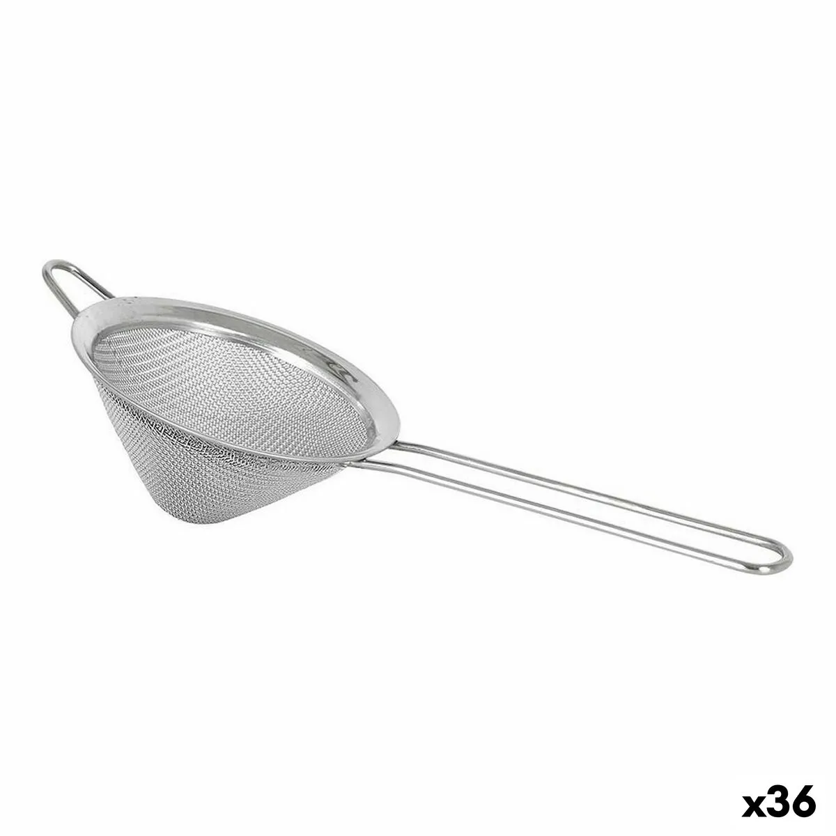 Colino in Acciaio Inox Quttin Conico Acciaio inossidabile (36 Unità) (10 cm)