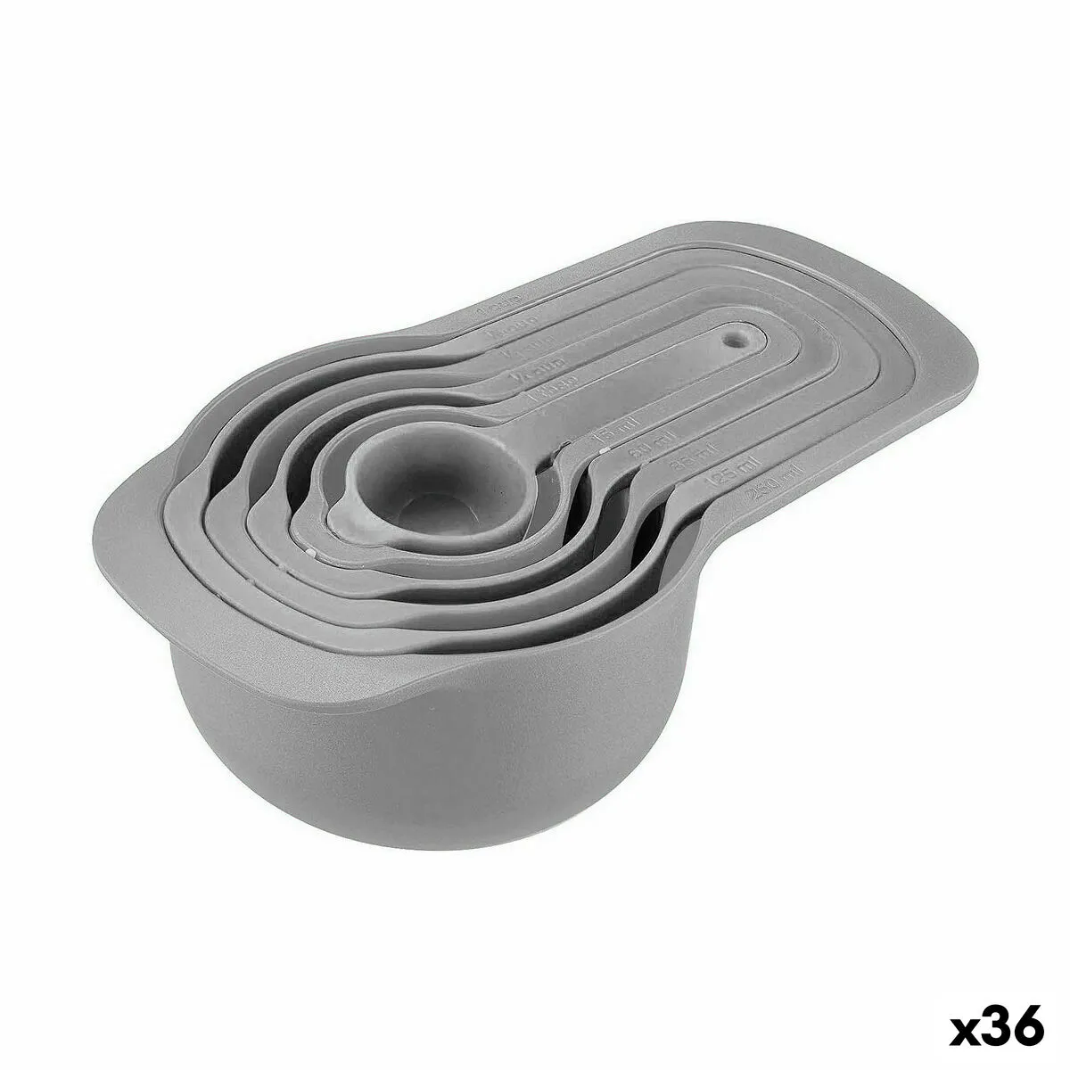 Cucchiaio dosatore Quttin 6 Pezzi Plastica (36 Unità)