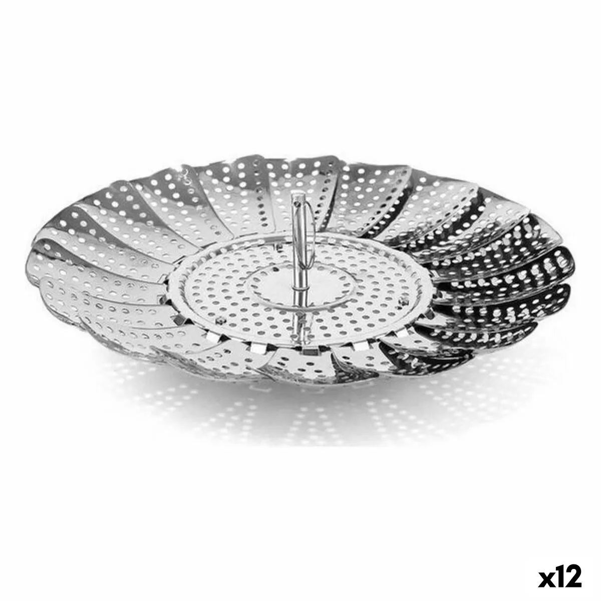 Vaporiera Quttin Acciaio inossidabile 14 cm (12 Unità) (22,5 x 14 cm)