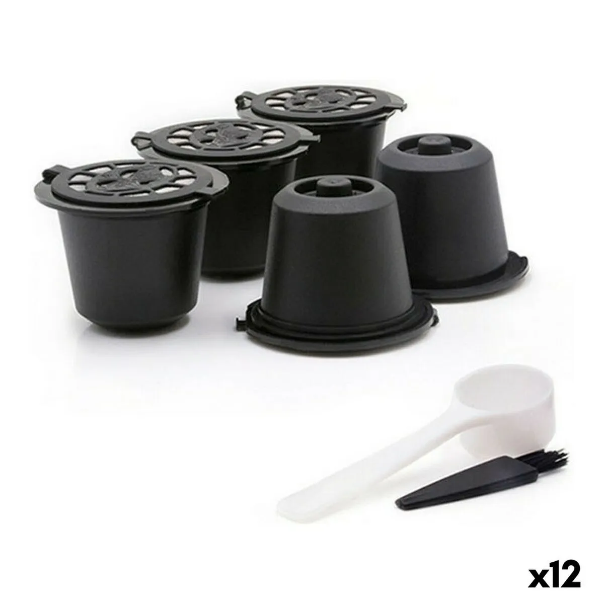 Capsule di caffè Quttin Ricaricabile 5 Pezzi (12 Unità) (7 pcs)