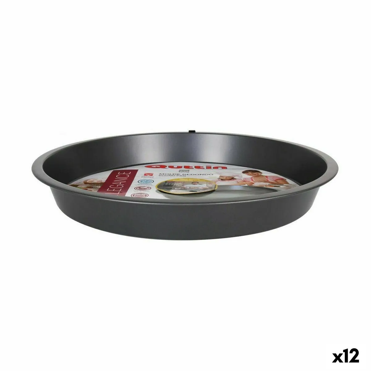 Stampo da Forno Quttin Rotonda 36 x 5 cm (12 Unità)