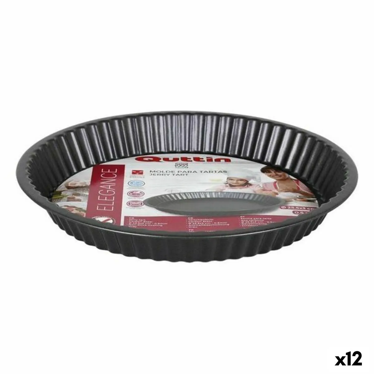 Vassoio da Forno Quttin 41999 (25,5 x 3 cm) 25,5 x 3 cm (12 Unità)