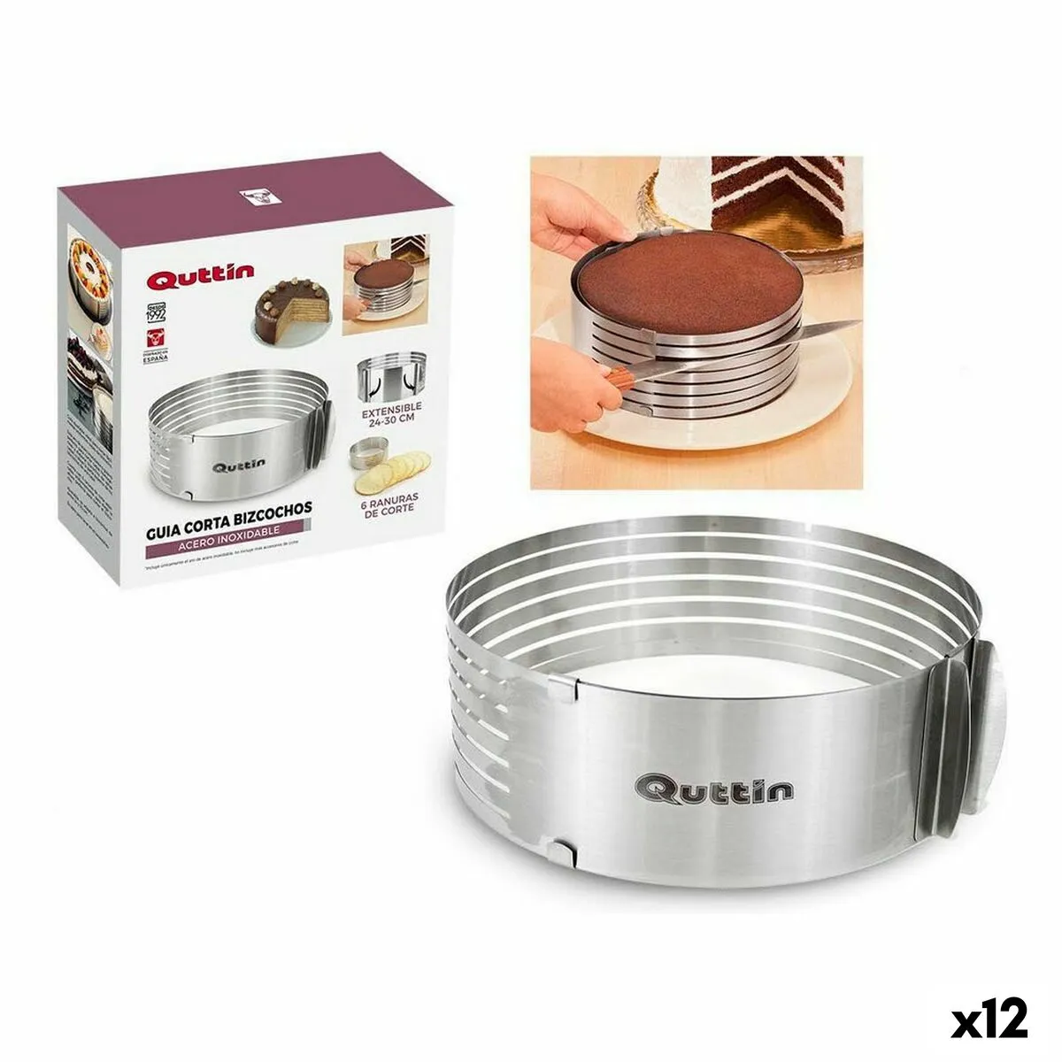 Fresa Quttin Torta 30 cm (12 Unità) (24-30 cm)