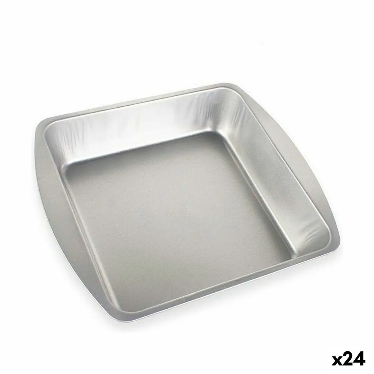 Stampo da Forno Quttin Acciaio al carbonio 24 x 20,5 x 4 cm (24 Unità)