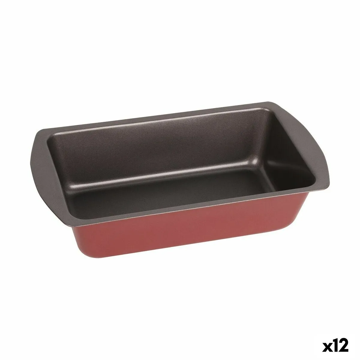 Vassoio da Forno Quttin Cherry Acciaio al carbonio Rettangolare 28 x 15 x 7 cm (12 Unità)