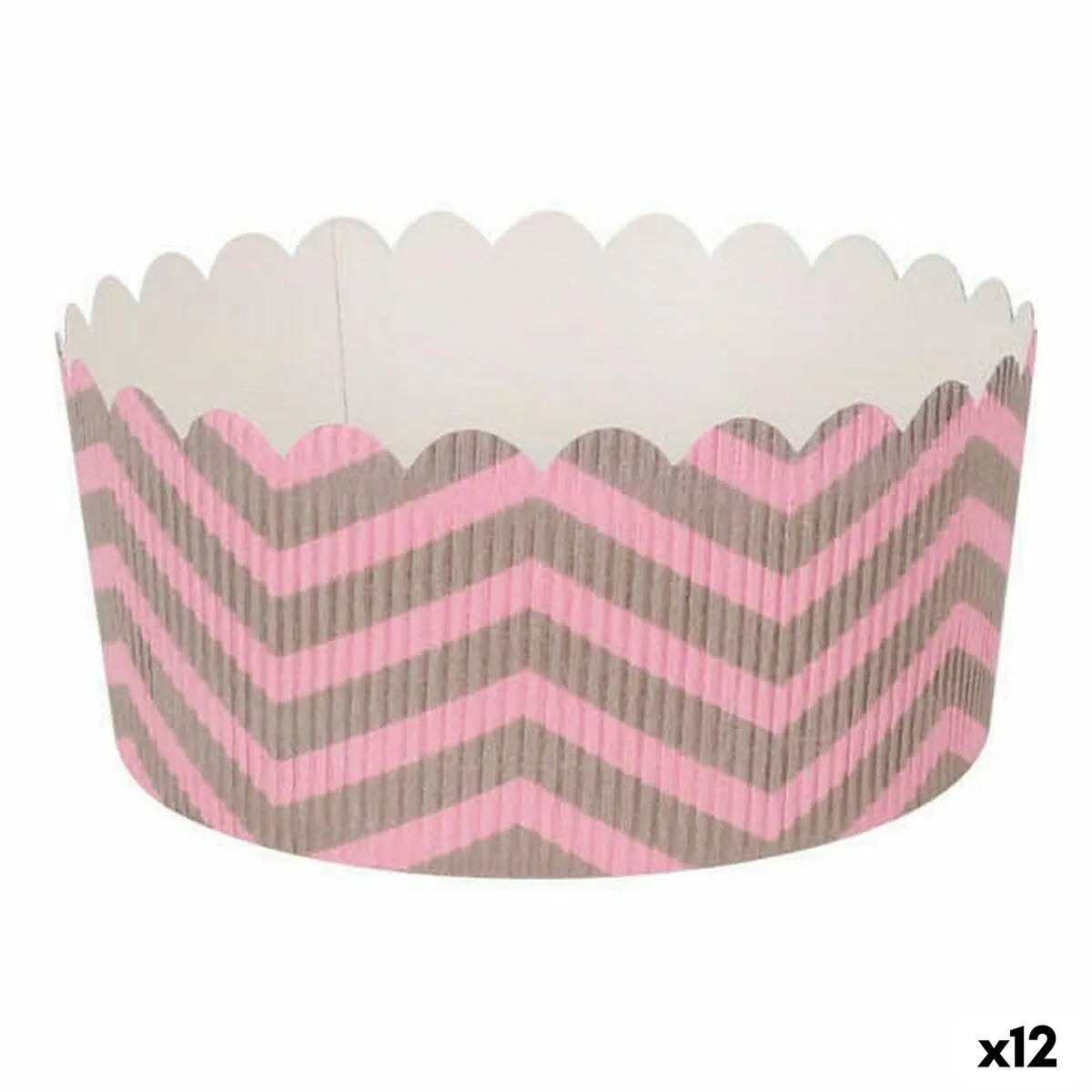 Stampo per Dolci Quttin Rosa 6 Pezzi 12 x 6 cm (12 Unità)