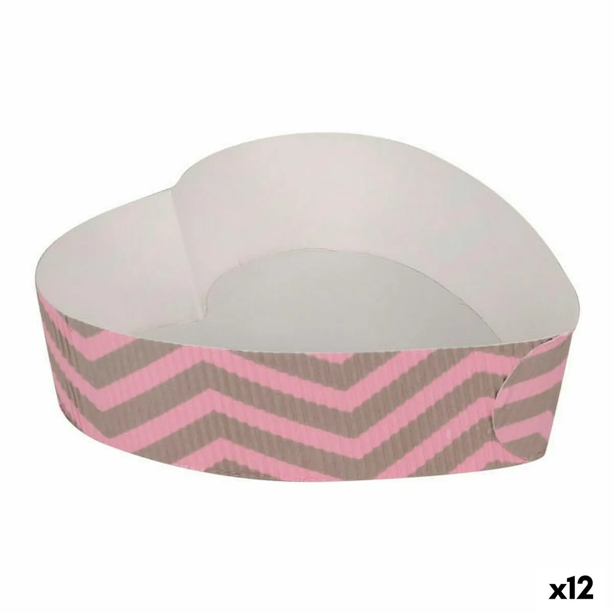 Stampo per Dolci Quttin Rosa 7 Pezzi 12 x 4 cm (12 Unità)