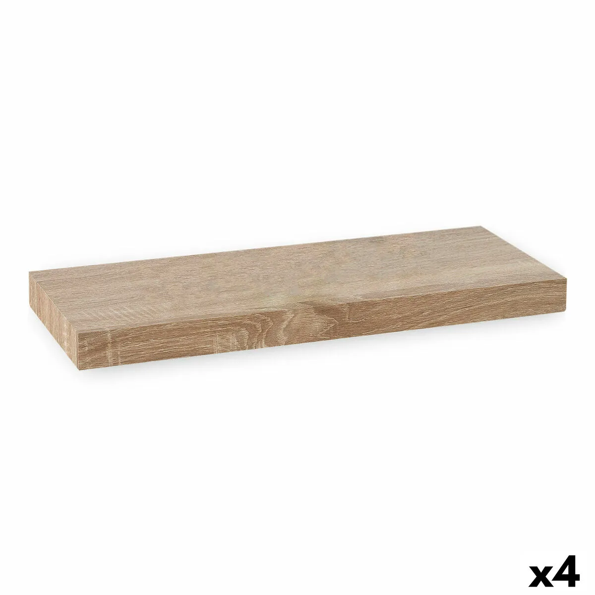 Mensole Confortime Legno MDF Marrone 23,5 x 60 x 3,8 cm (4 Unità)