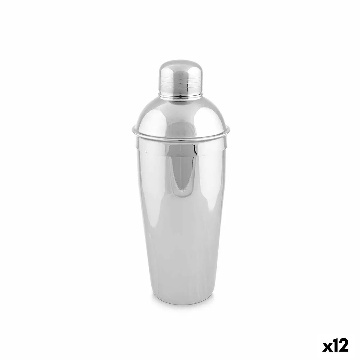 Shaker per cocktail Argentato Acciaio 750 ml (12 Unità)