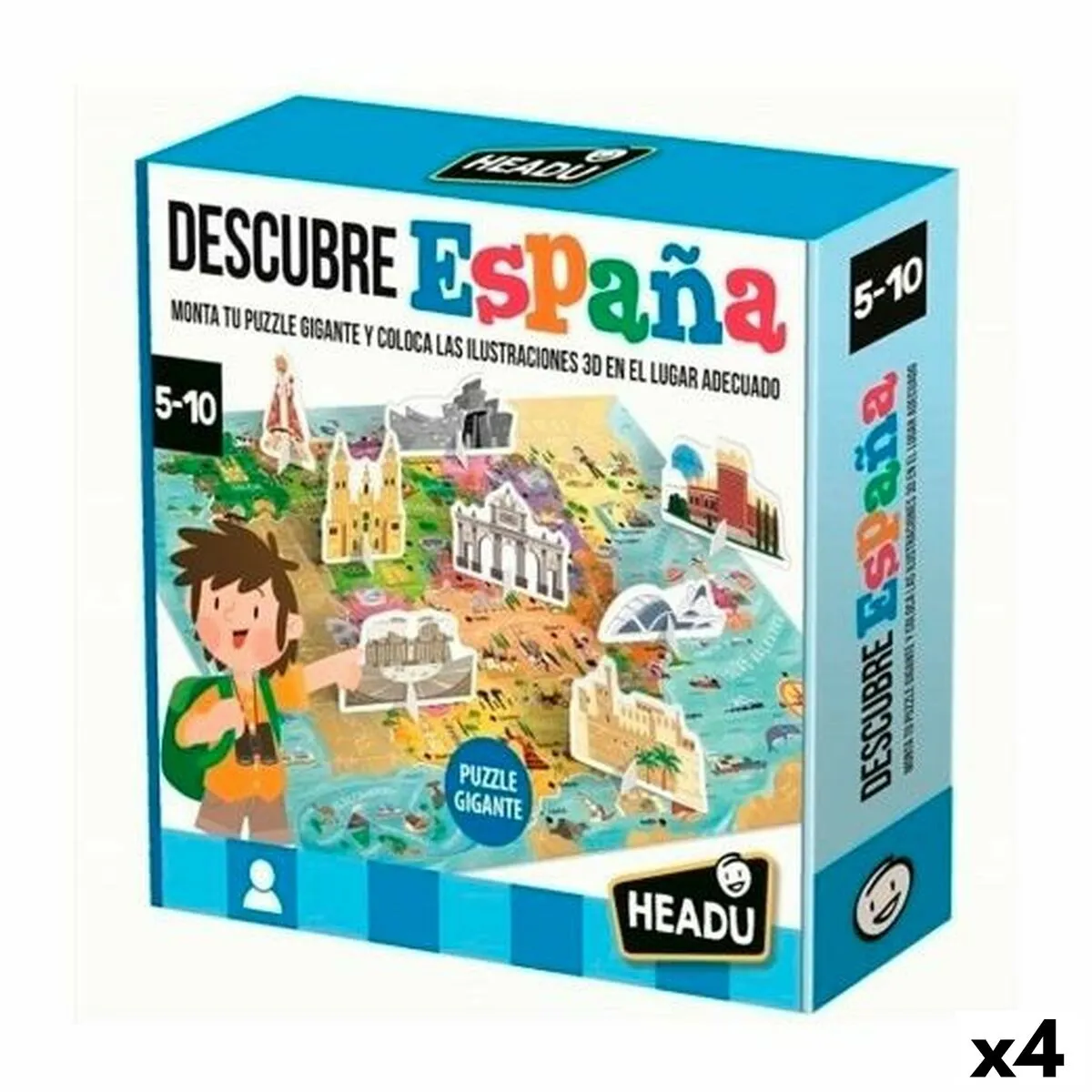 Gioco Educativo HEADU Descubre España (4 Unità)