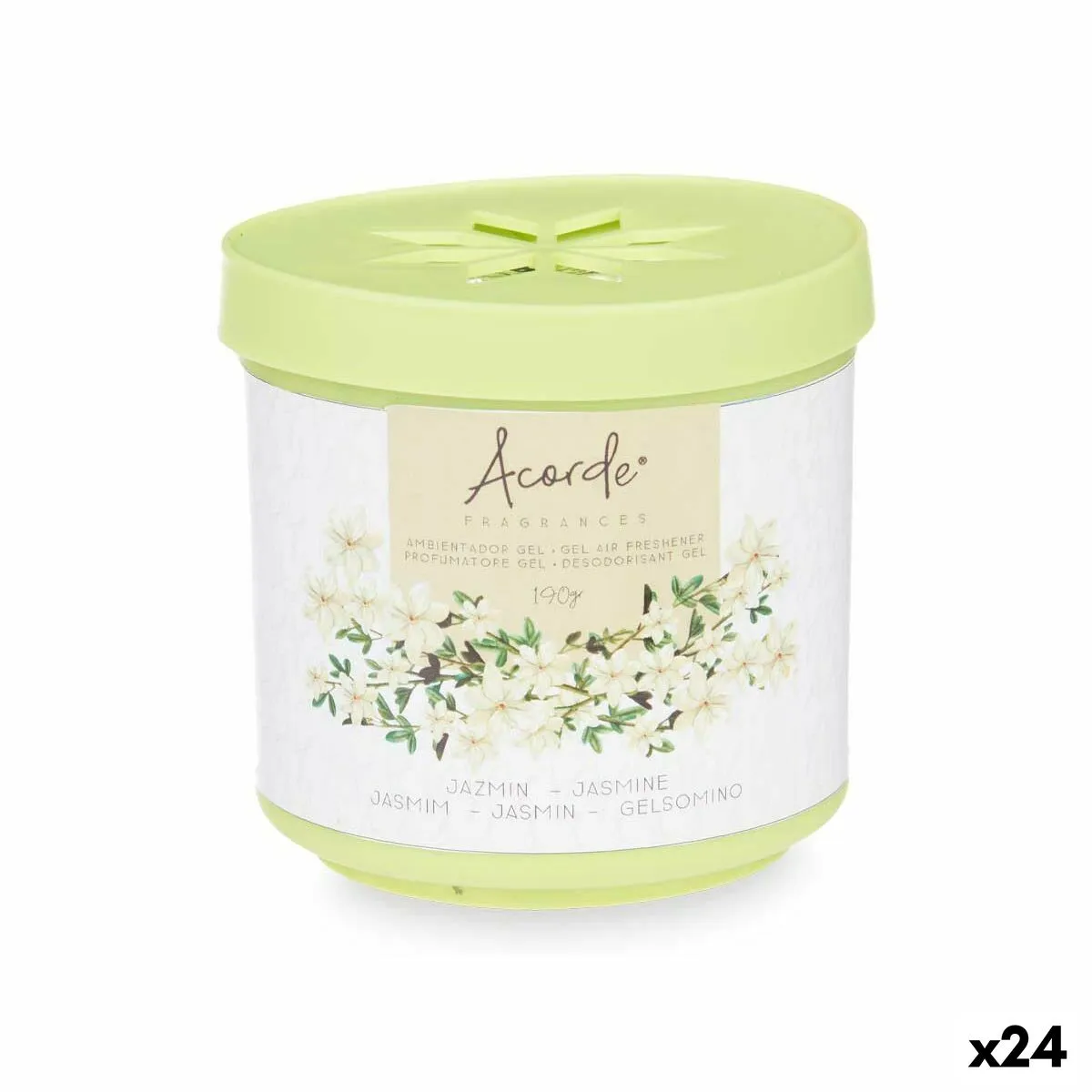 Deodorante per Ambienti Gelsomino 190 g (24 Unità)