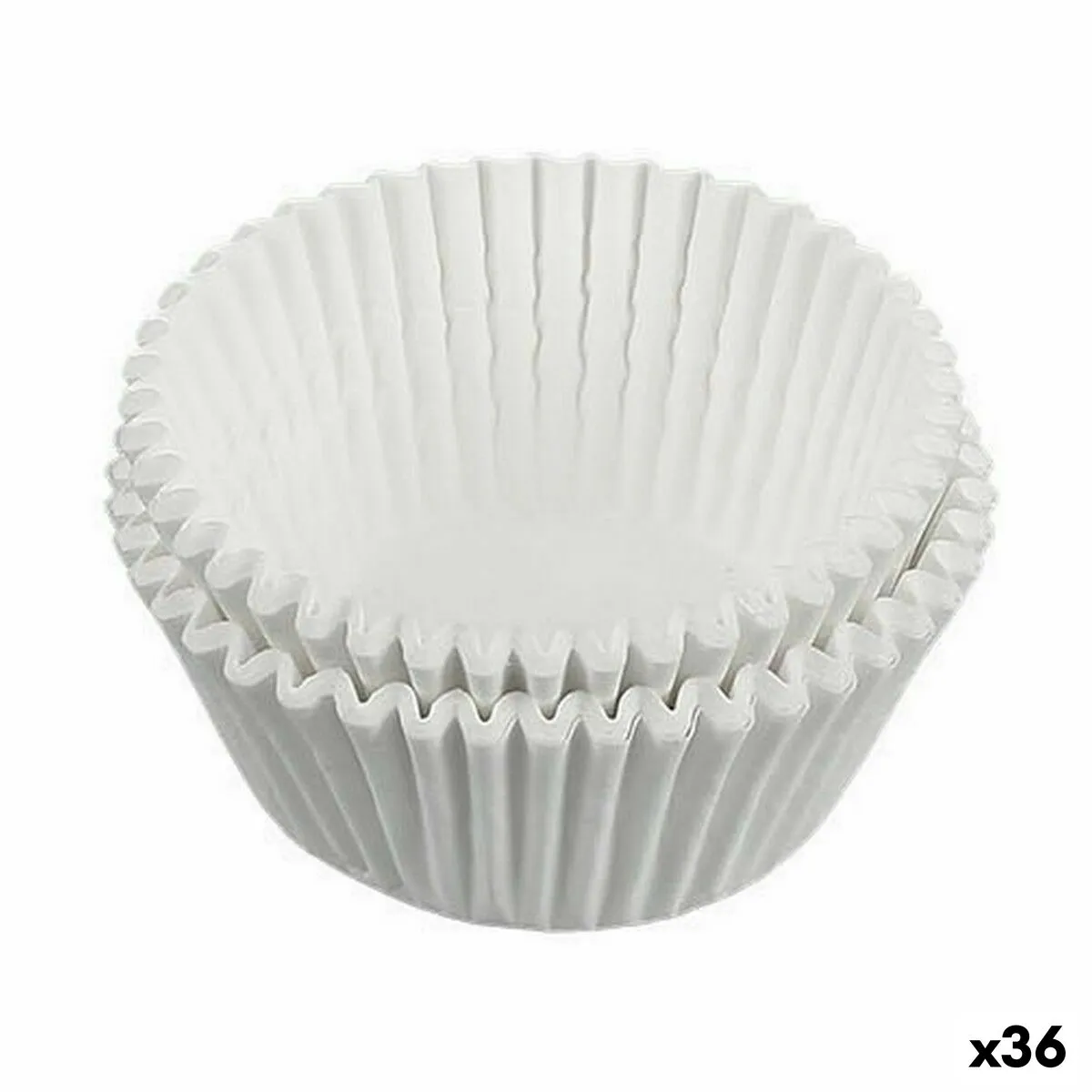 Set di Stampi da Pasticceria Wooow Monouso 7,5 cm (36 Unità)