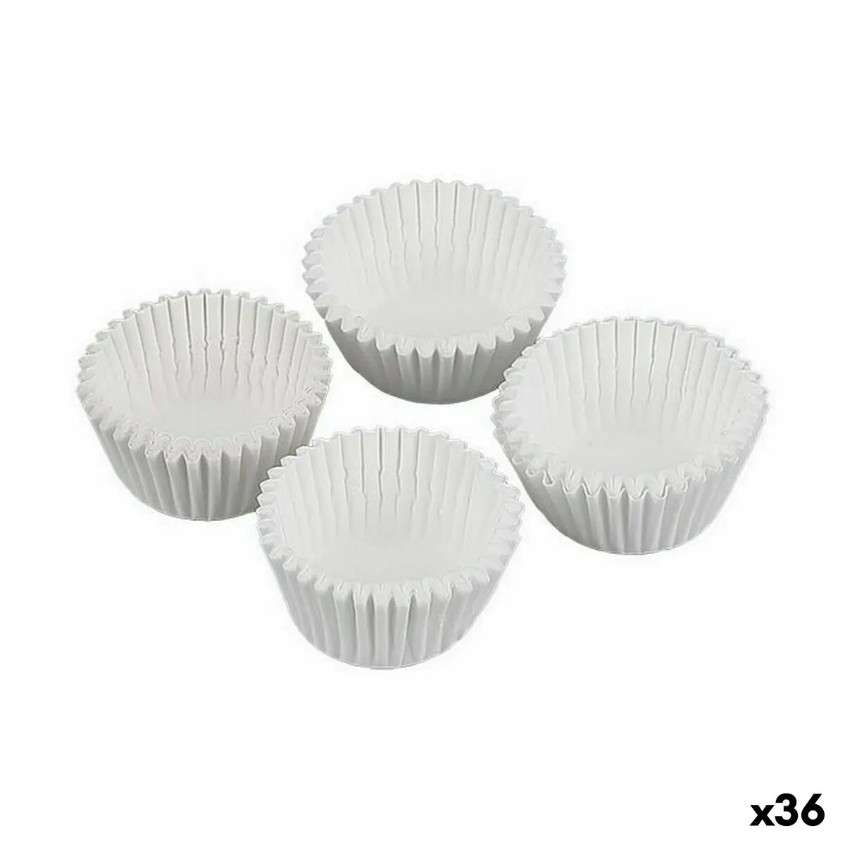 Set di Stampi da Pasticceria Wooow Monouso 4,5 cm (36 Unità)