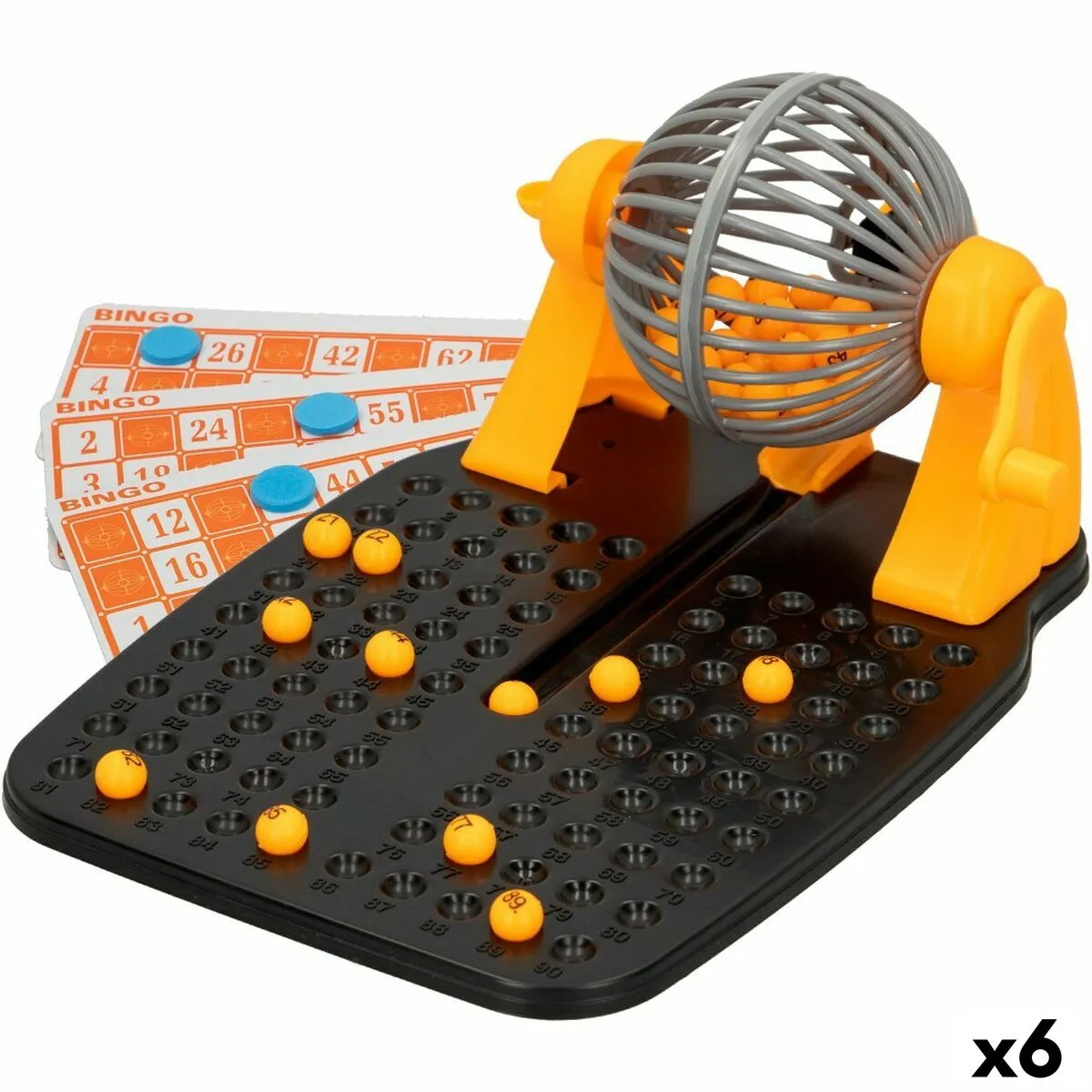 Bingo Colorbaby Cartone Plastica (6 Unità)