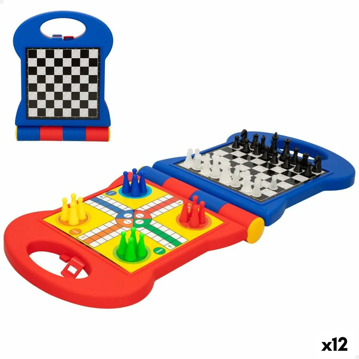 Gioco da Tavolo Colorbaby Scacchi (12 Unità) (105 Pezzi)