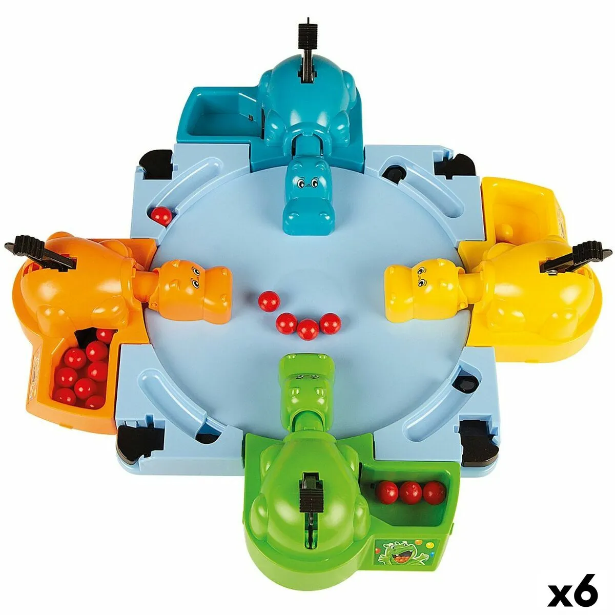 L'Ippopotamo Hungry Hippo Colorbaby (6 Unità)