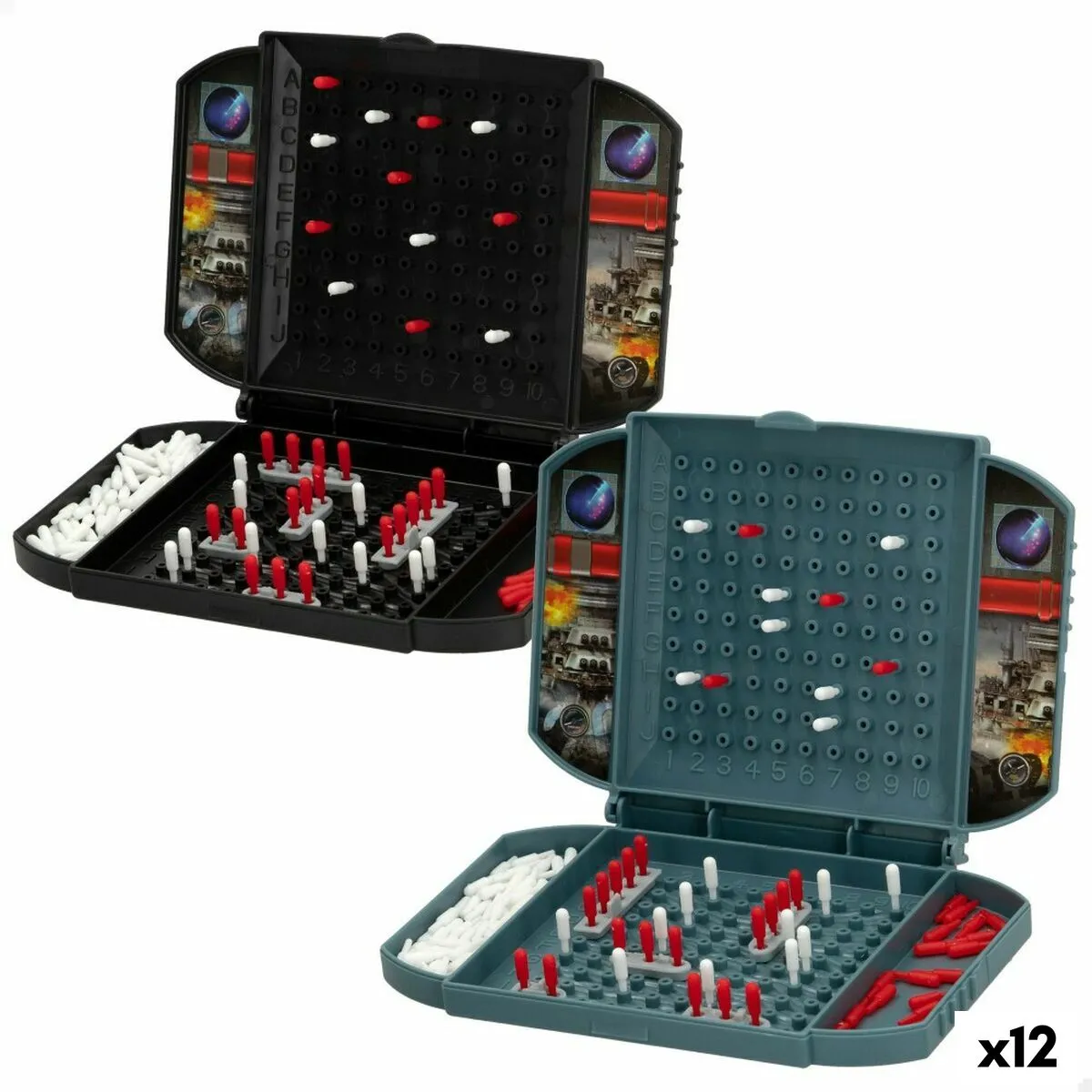 Gioco da Tavolo Colorbaby Battle ship (12 Unità)