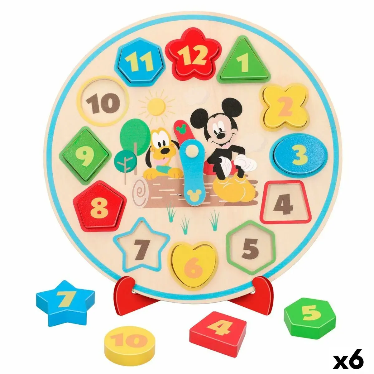 Gioco Educativo Disney Orologio (6 Unità)