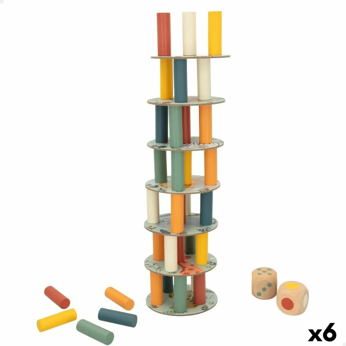 Set di Costruzioni Woomax 36 Pezzi (6 Unità)