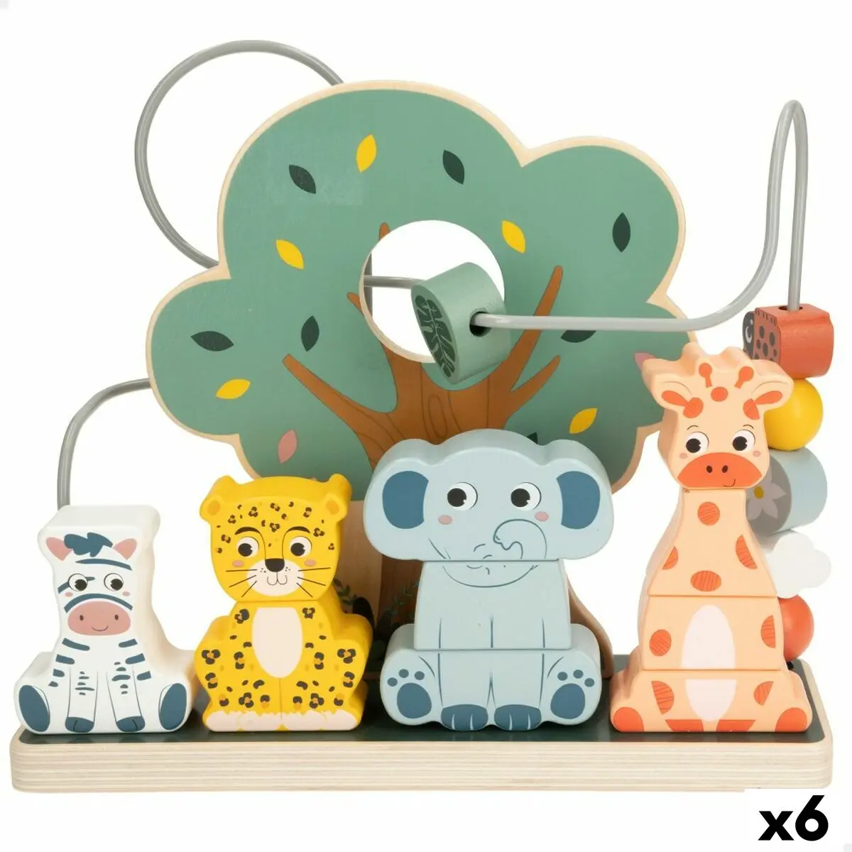 Gioco di Abilità per Bambini Woomax animali 25 x 22 x 10 cm (6 Unità)