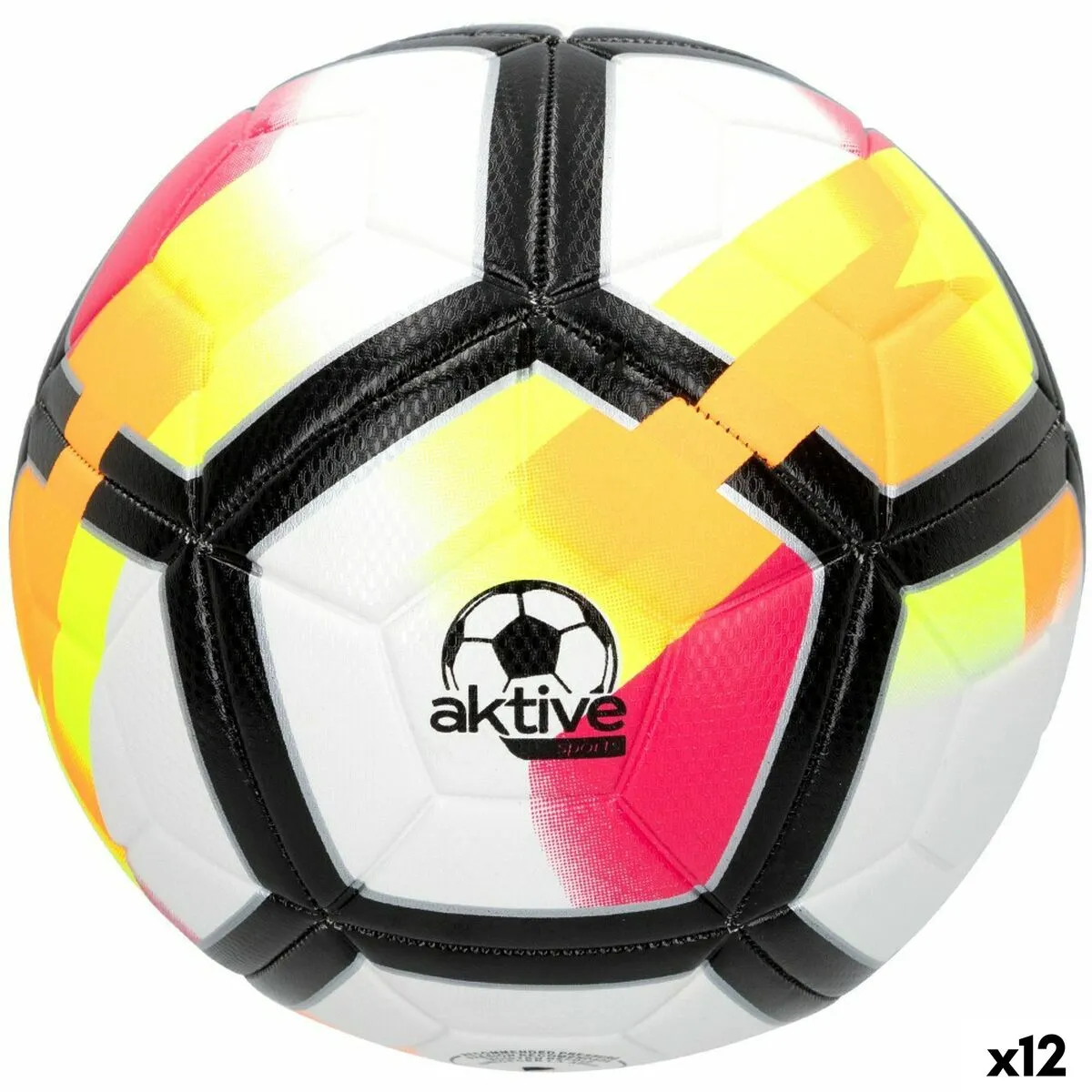 Pallone da Calcio Aktive 5 Ø 22 cm (12 Unità)