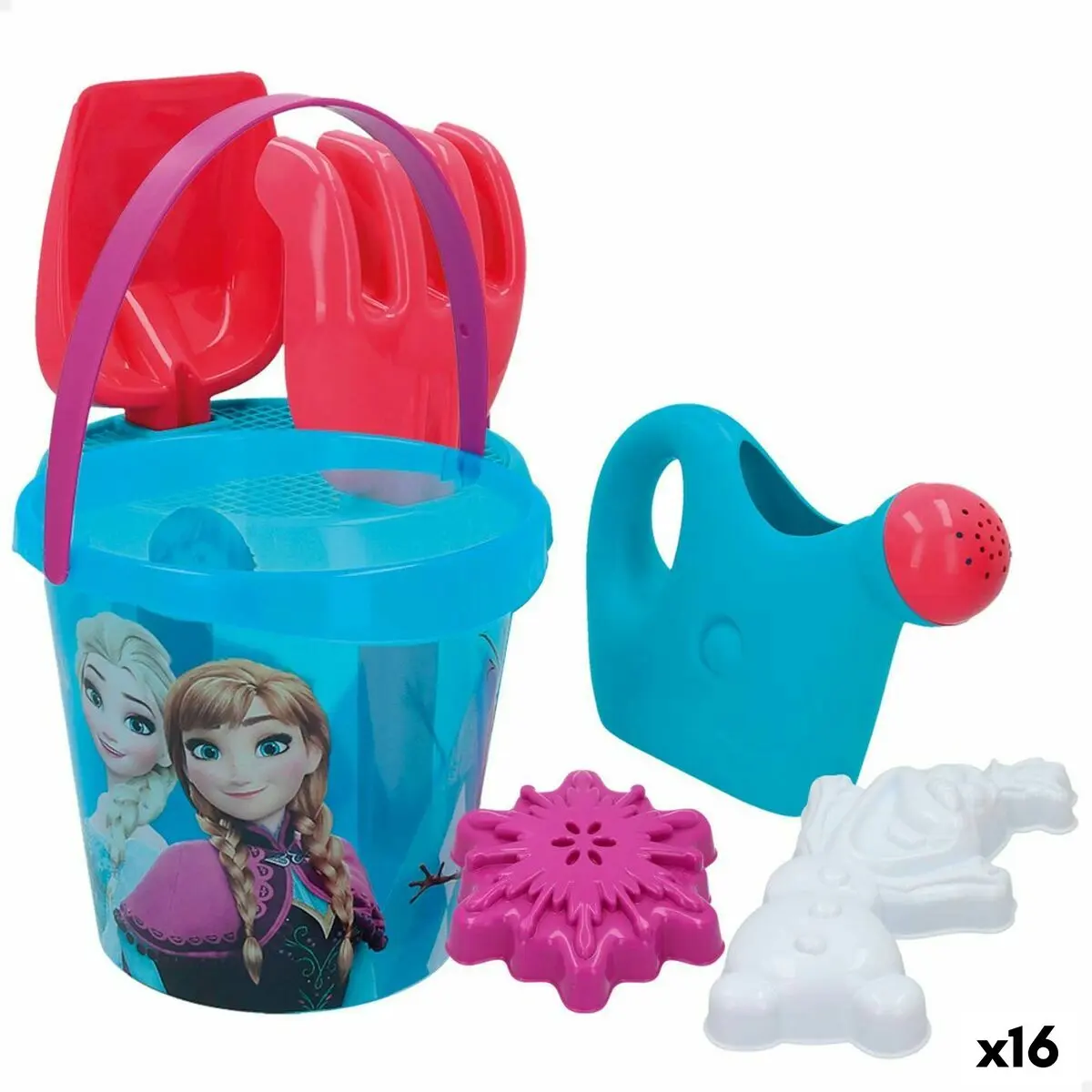 Set di giocattoli per il mare Frozen Ø 18 cm (16 Unità)