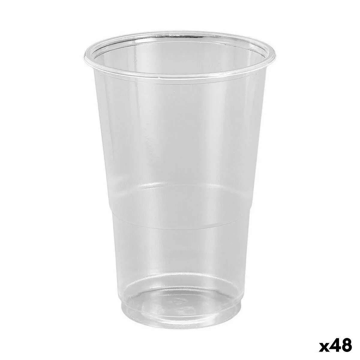 Set di bicchieri riutilizzabili Algon Trasparente 20 Pezzi 300 ml (48 Unità)