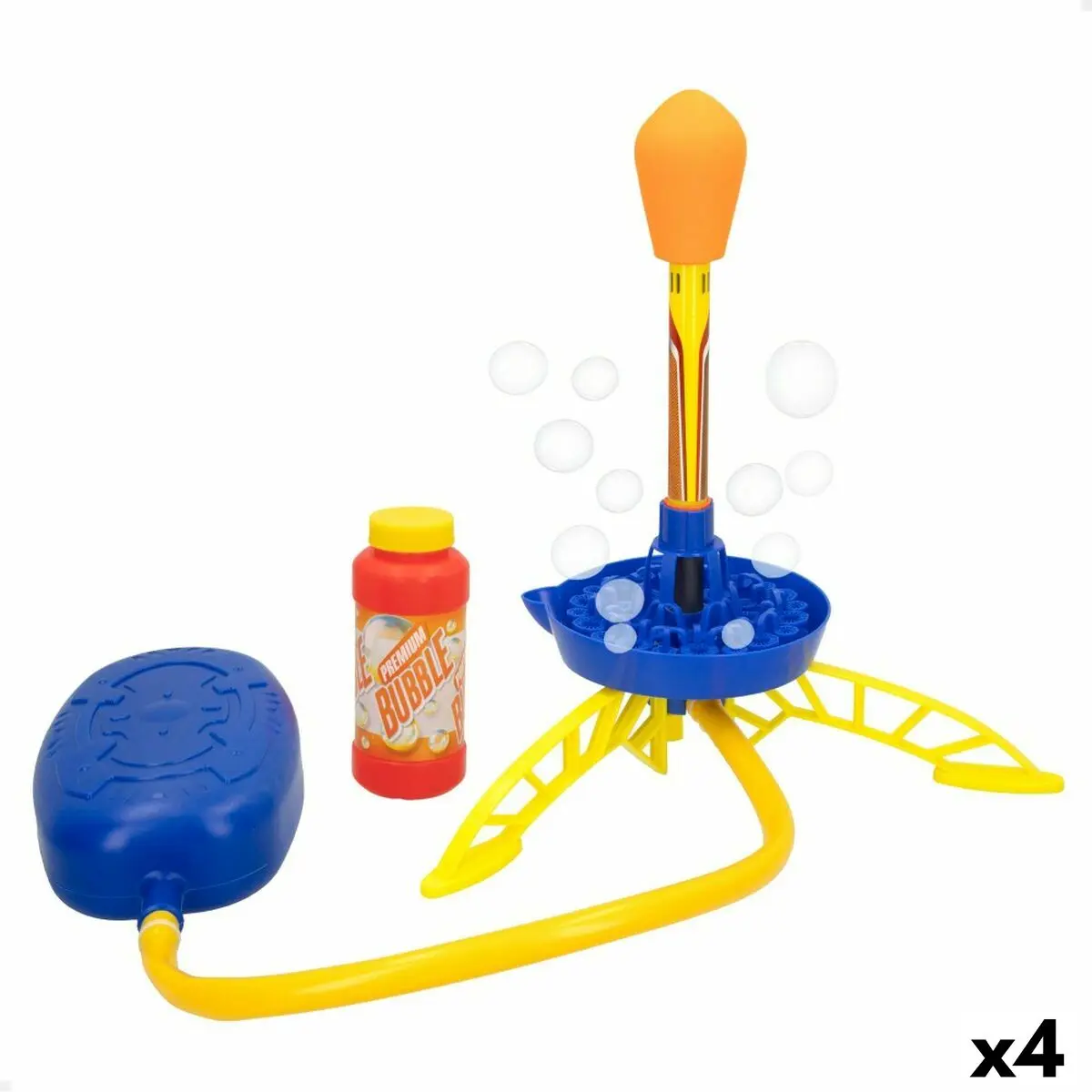 Gioco di Bolle di Sapone Razzo 237 ml 90 x 32 x 31 cm (4 Unità)