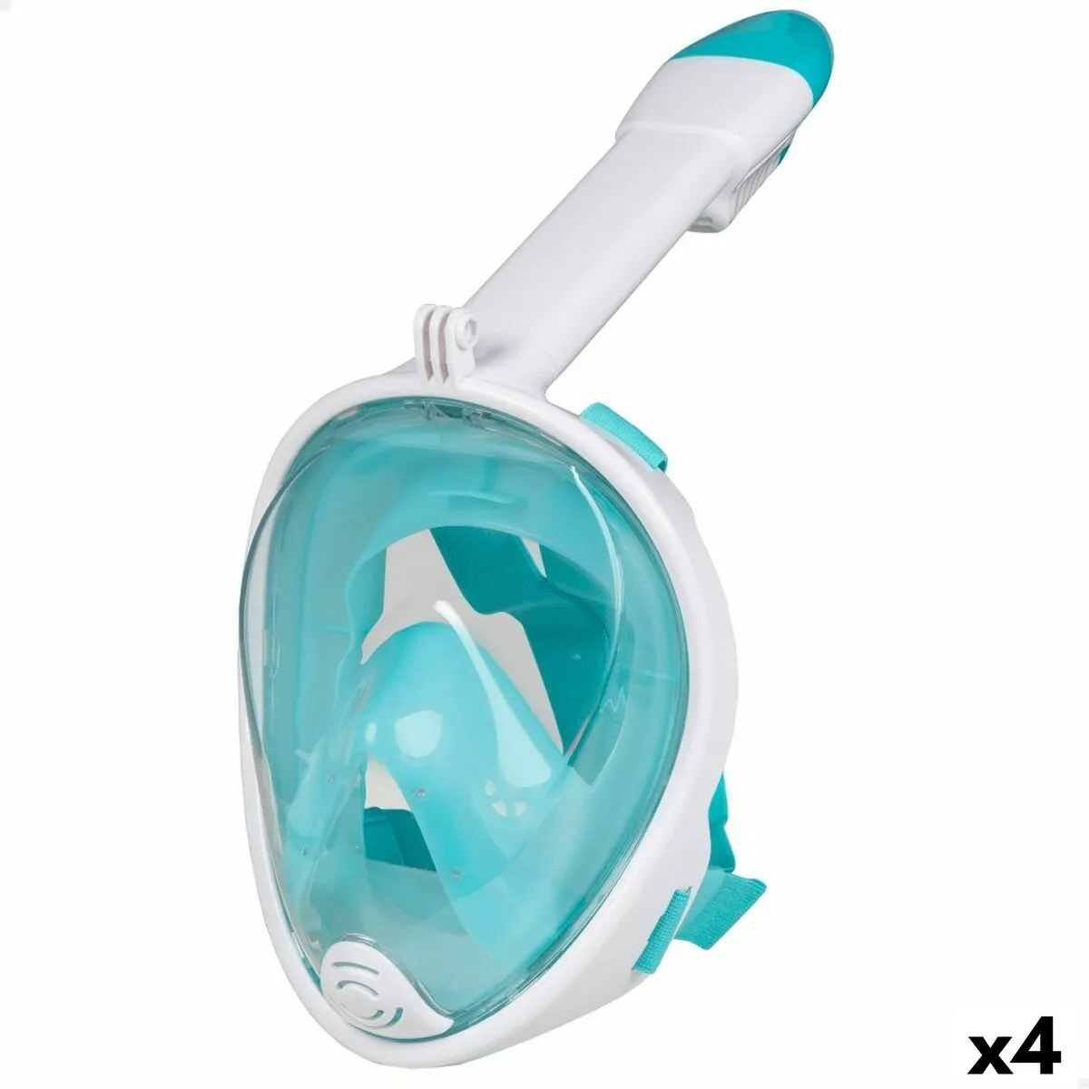 Maschera da immersione AquaSport Azzurro Chiaro S/M (4 Unità)